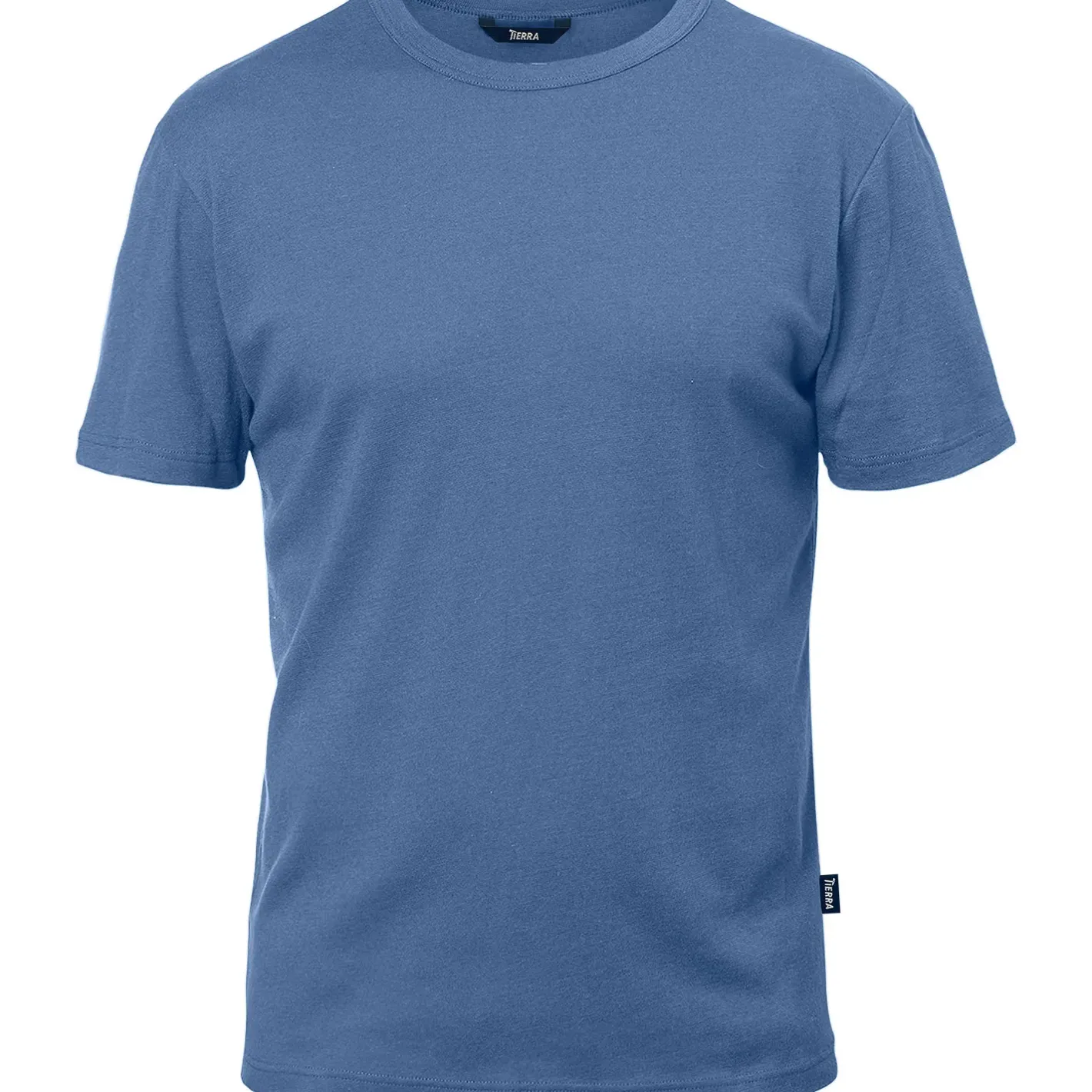 Tierra T-Shirts<Mens Lano Solid Tee Blå (INDIGO)