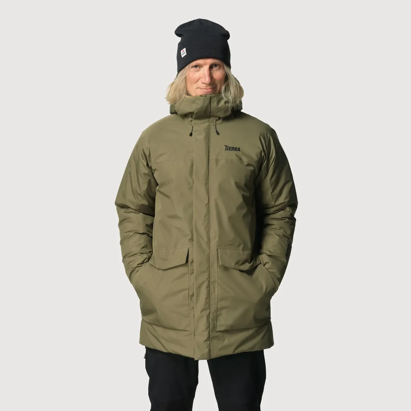 Et Grønnere Valg Varme Jakker<Tierra Mens Nikka Parka Grøn (FALL GREEN)