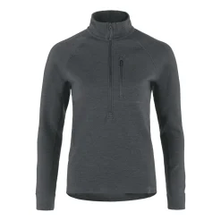 Et Grønnere Valg Sweaters Og Pullovers<Tierra Womens Midlana 340 Merino Half Zip 2022 model Grå (GRAPHITE)