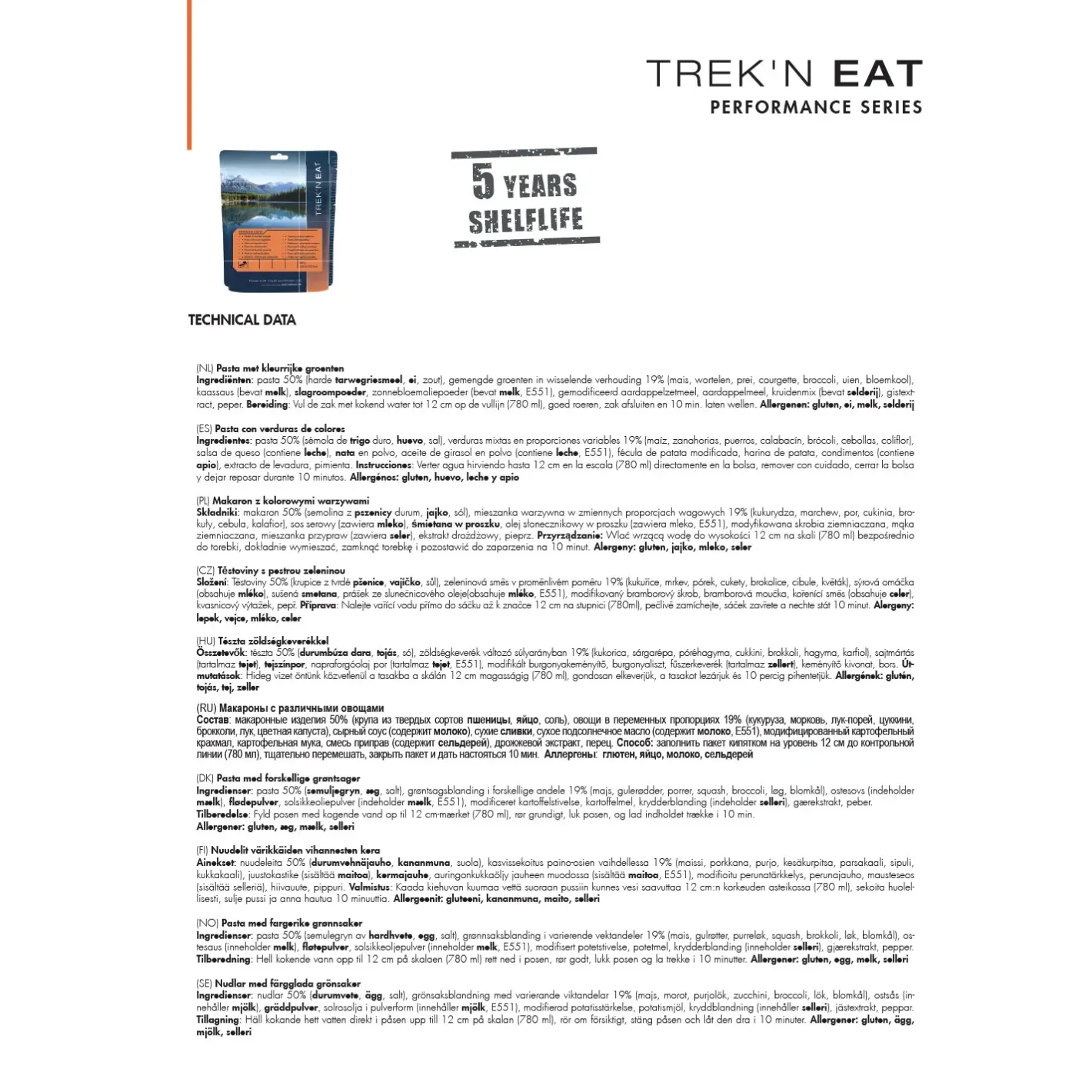Trek N Eat Mad<Pasta With Vegetables Ps1000+
