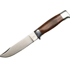 Vangedal Knive Og Tools<Slirekniv Nr. 3 M/merlespir Træ/læder Grå (STAINLESS STEEL)