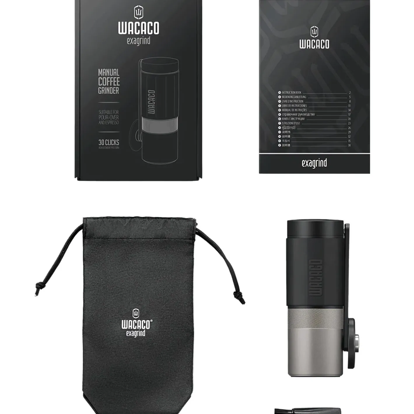 Wacaco Tilbehør Til Kogegrej<Exagrind Manual Coffee Grinder