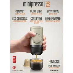 Wacaco Tilbehør Til Kogegrej<Minipresso NS2 Espresso Coffee Maker