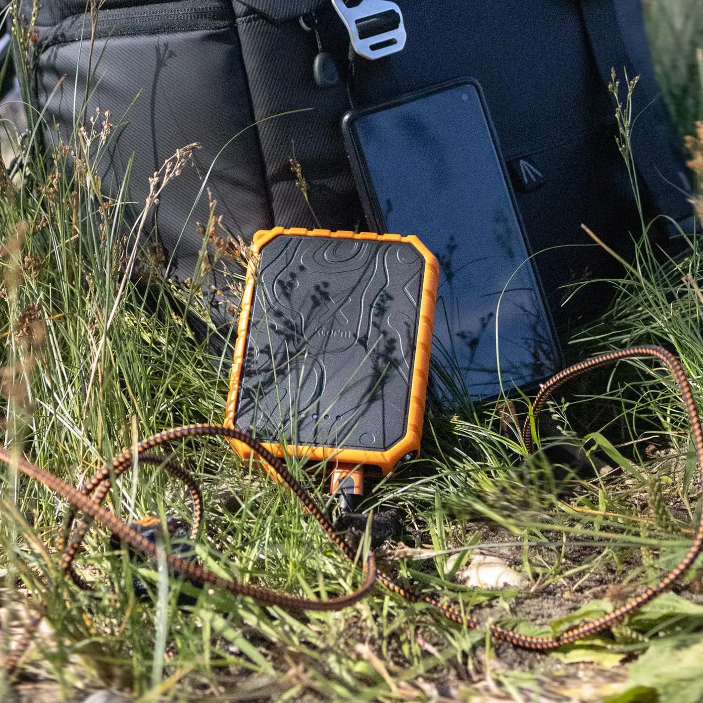 Xtorm Powerbanks Og Solceller<Rugged Power Bank 10000 Sort (BLACK/ORANGE)