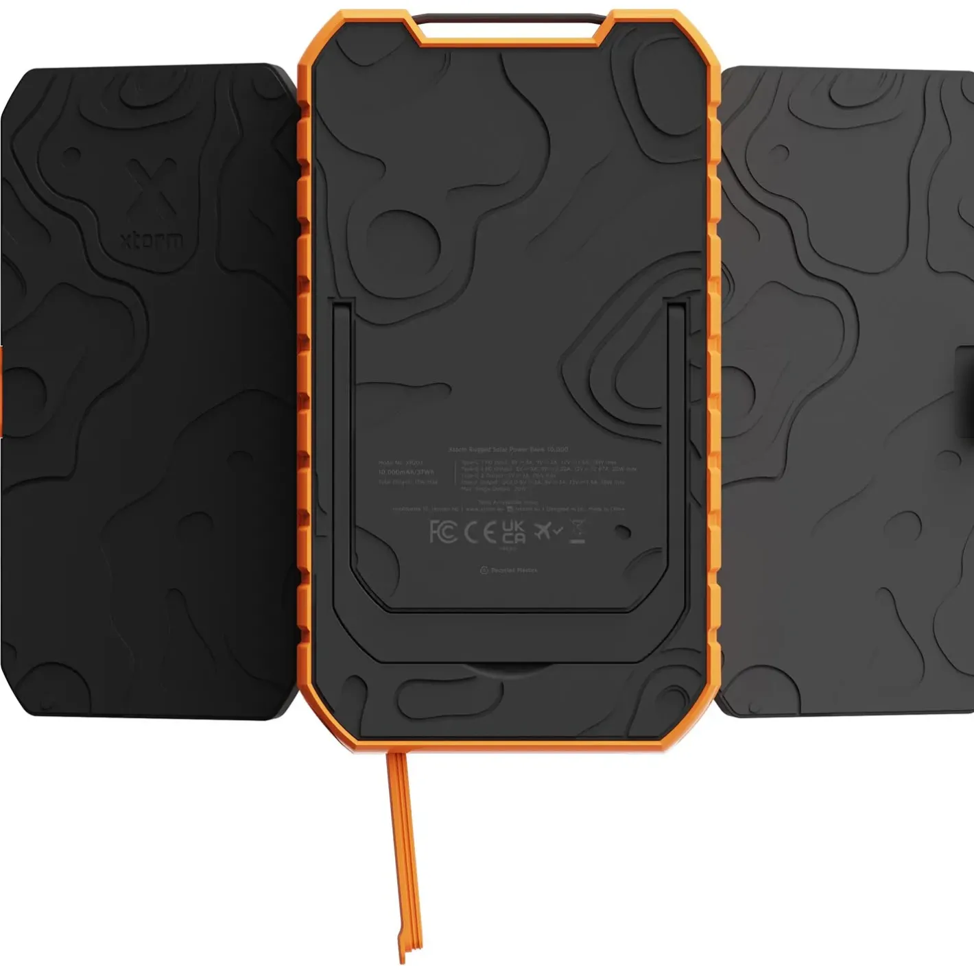 Xtorm Powerbanks Og Solceller<Rugged Solar Powerbank 10000 Sort (BLACK/ORANGE)