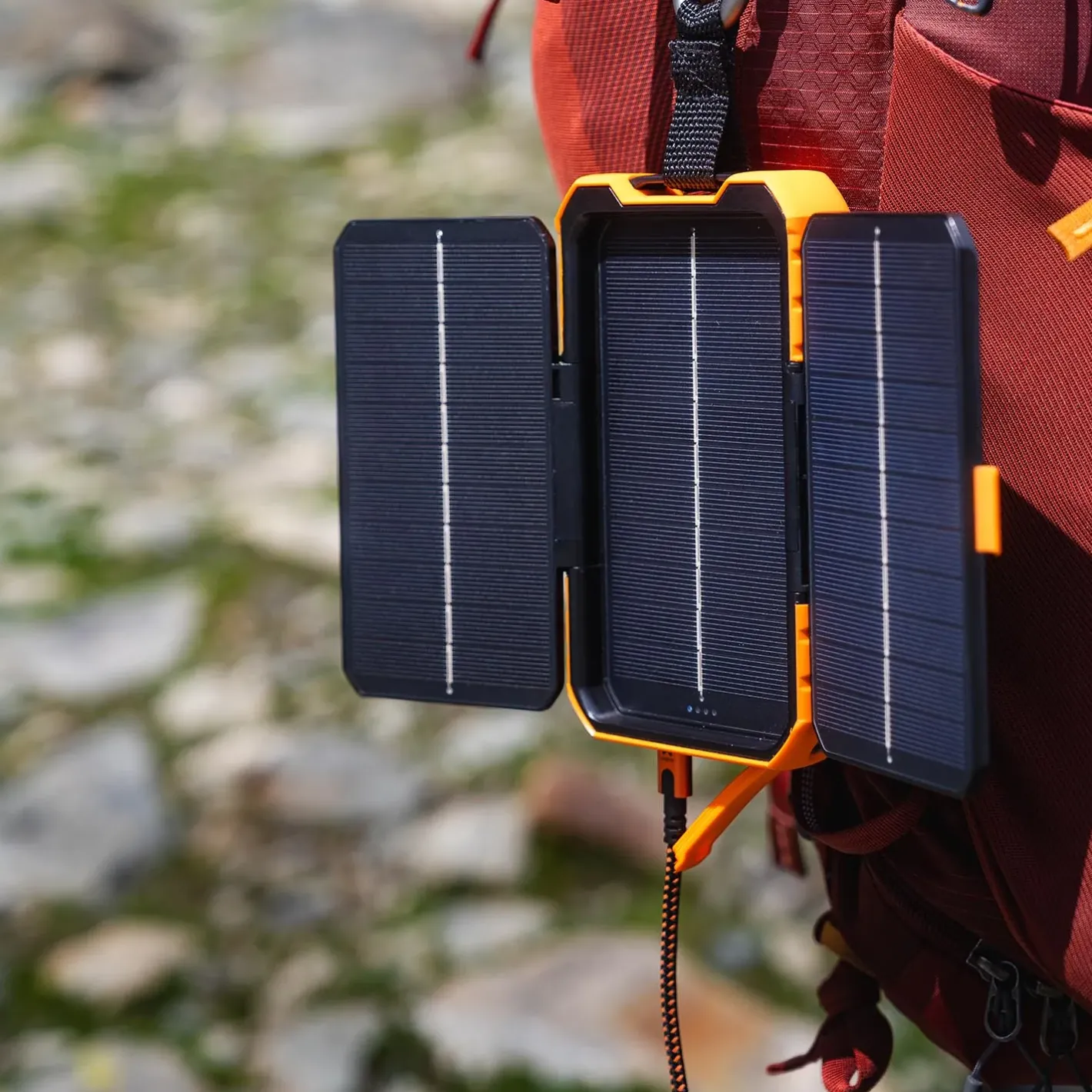Xtorm Powerbanks Og Solceller<Rugged Solar Powerbank 10000 Sort (BLACK/ORANGE)