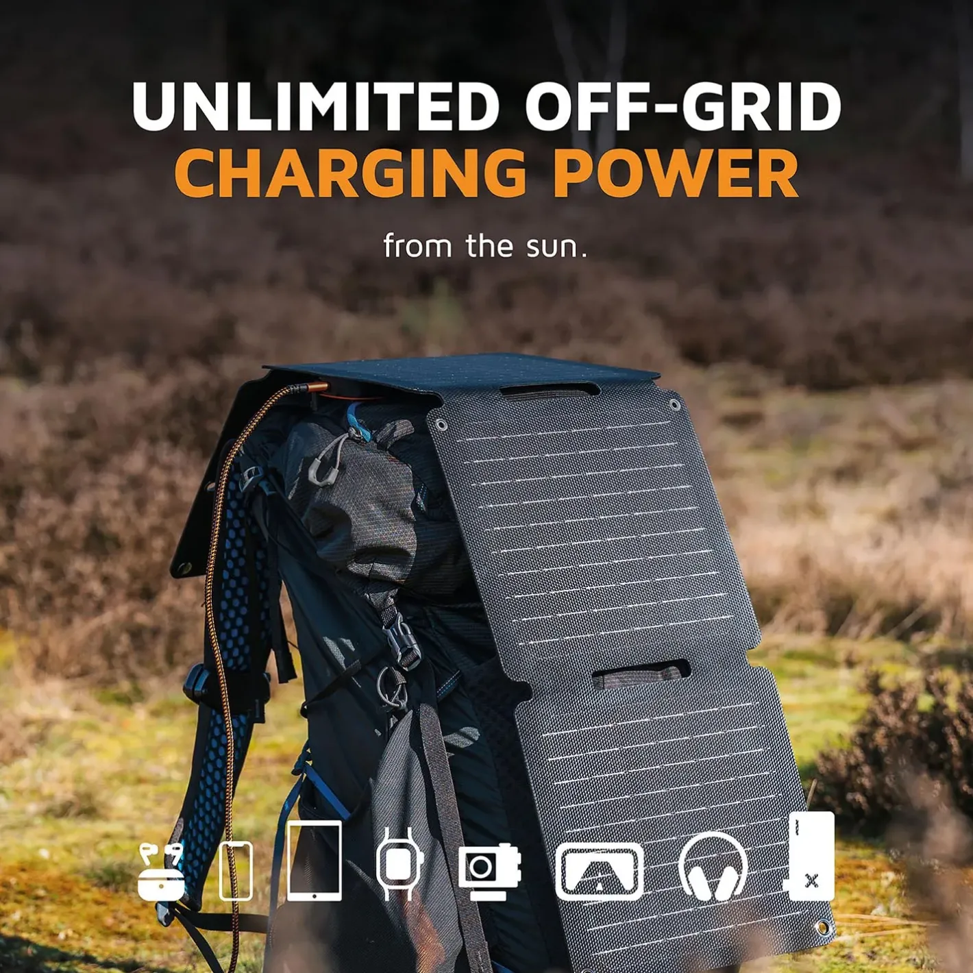 Xtorm Powerbanks Og Solceller<28W Foldable Solar Booster Sort (BLACK)