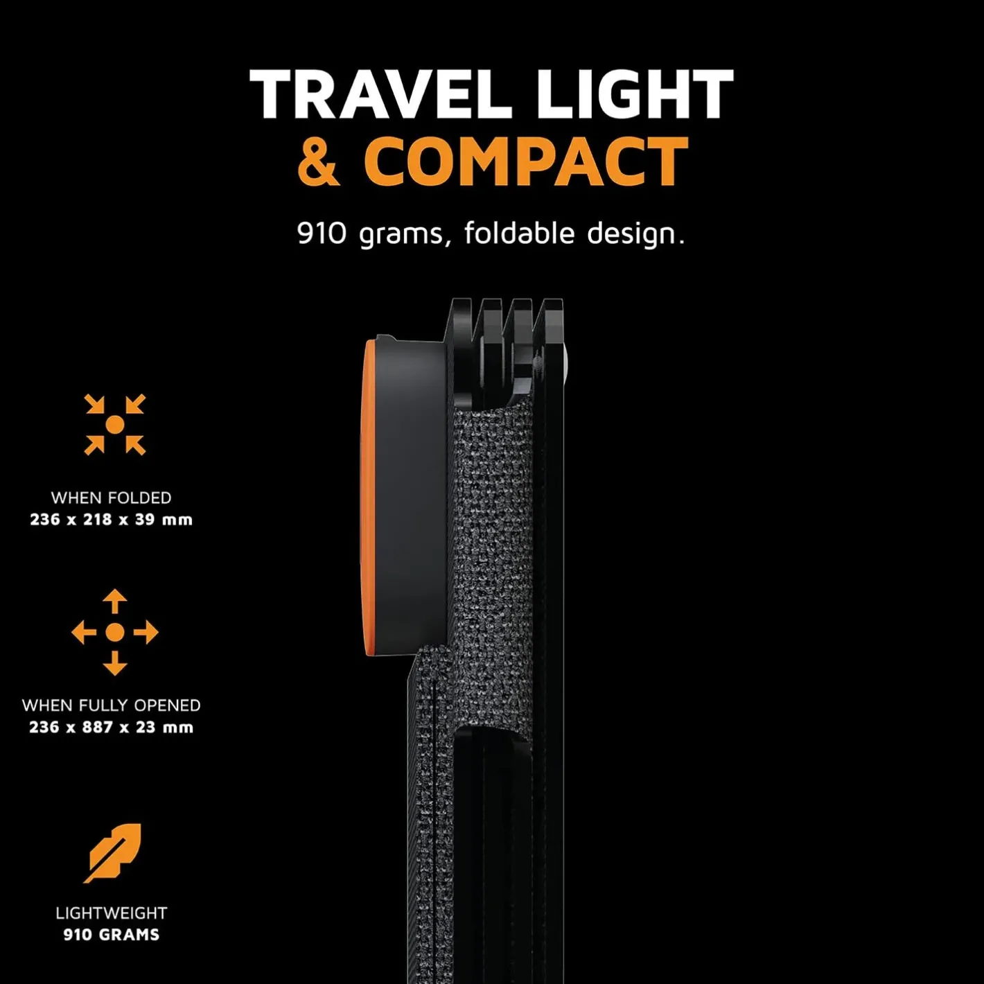 Xtorm Powerbanks Og Solceller<28W Foldable Solar Booster Sort (BLACK)