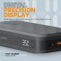 Xtorm Powerbanks Og Solceller<35W Fuel Series Powerbank 20000 Sort (MIDNIGHT BLACK)
