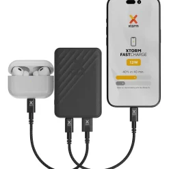 Xtorm Powerbanks Og Solceller<12W Go2 Powerbank 5000 Sort (CHARCOAL BLACK)