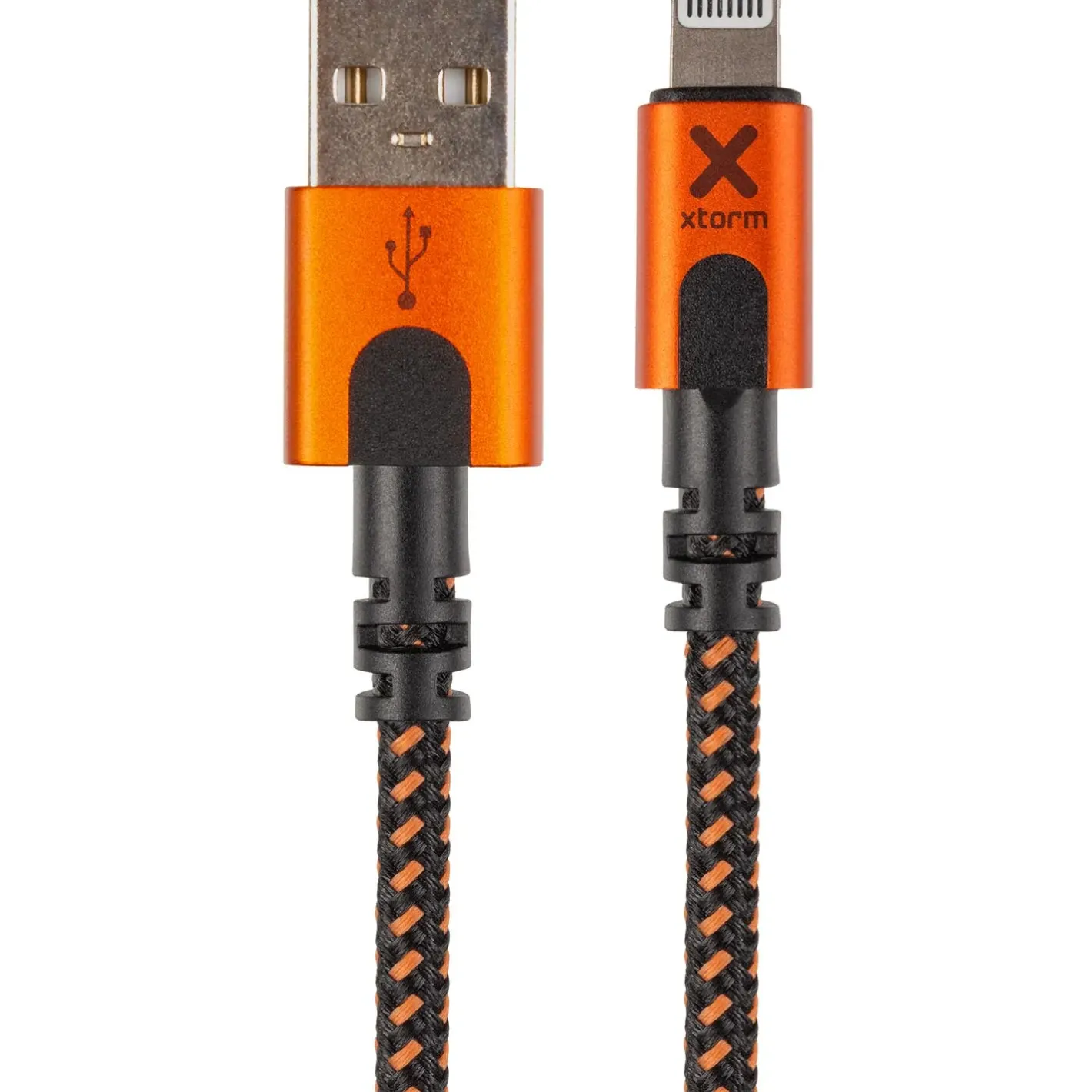 Xtorm Tilbehør Til Elektronik<Xtreme USB To Lightning Cable (1,5m) F20 Sort (BLACK/ORANGE)